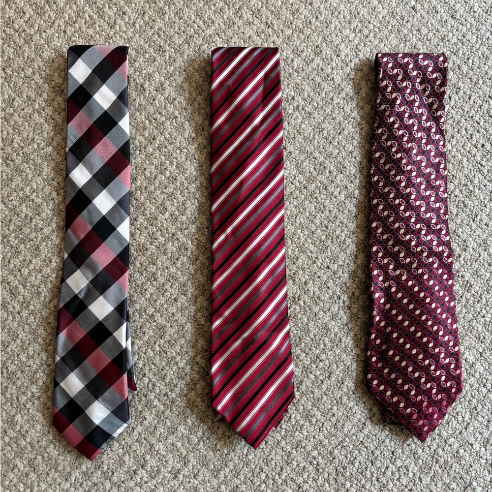 Red and Black Tie Collection